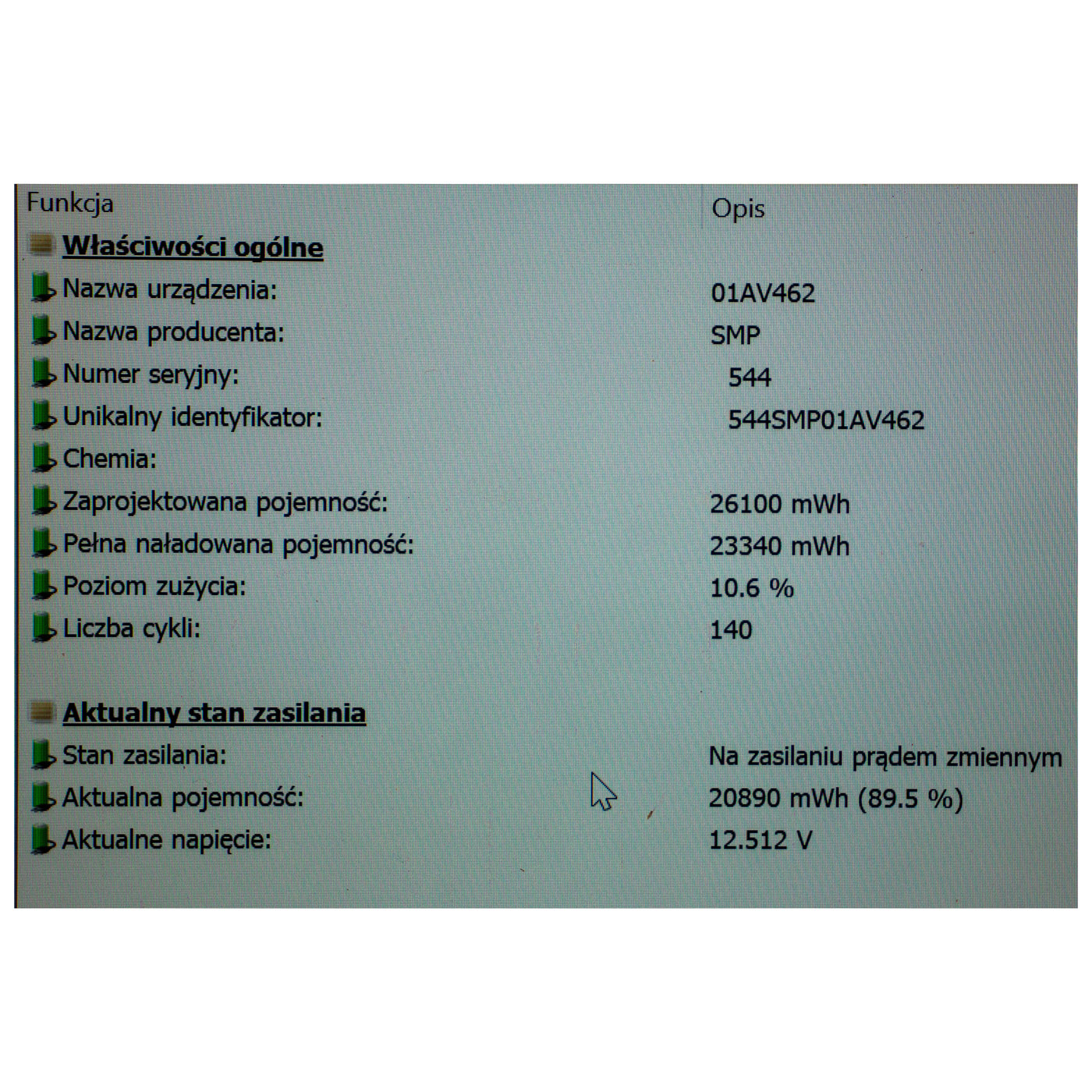 Internal battery Lenovo ThinkPad T460s T470s 01AV462
