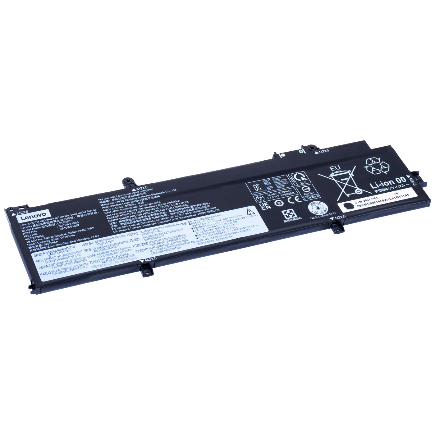 Lenovo ThinkPad T14 P14s 3rd Battery 5B10W51867