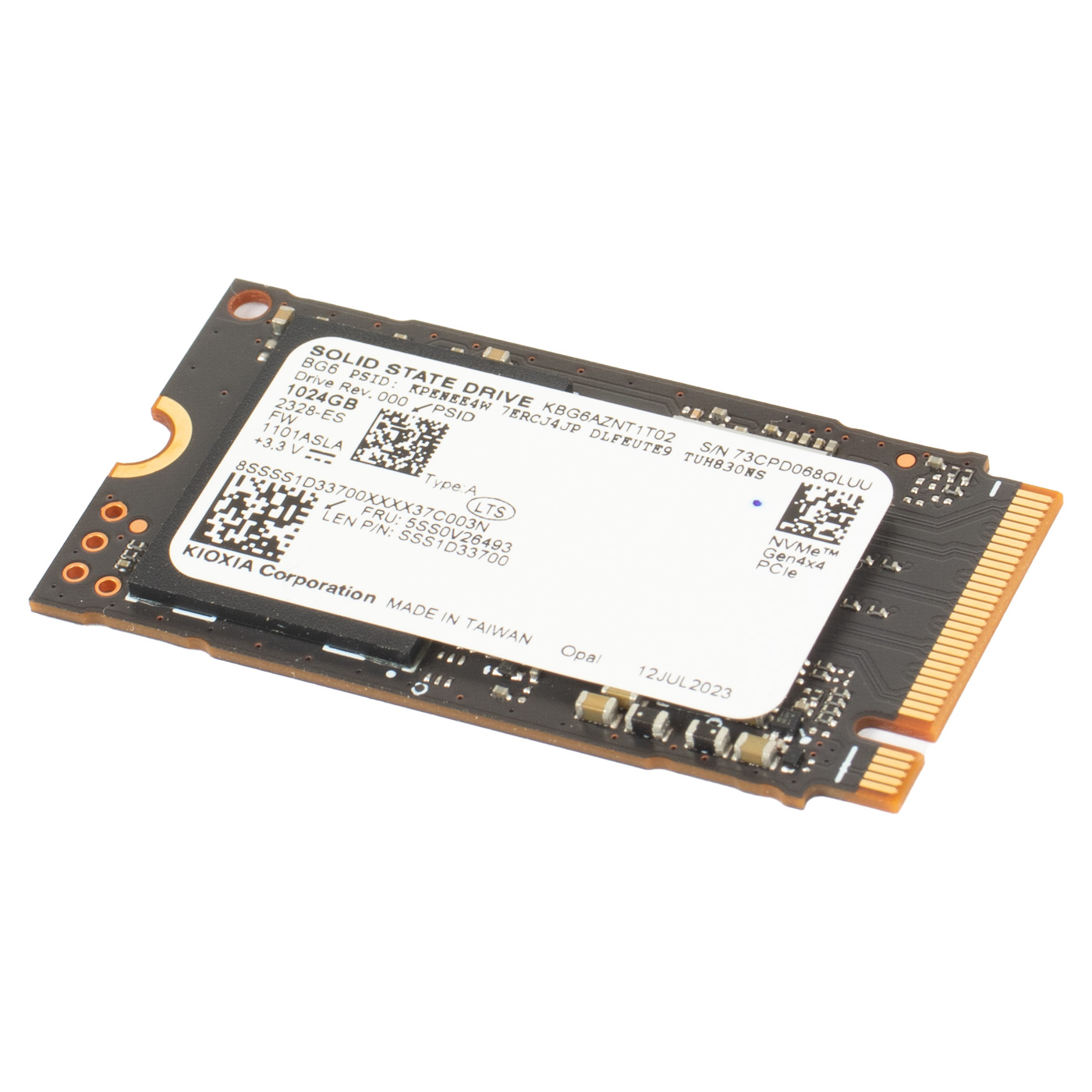 KIOXIA 1 TB M2 PCIe 4.0 NVMe 1.4 Hard Drive