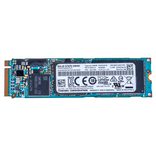 SSD M.2 disc Toshiba PCIe 3x4 M2 256 GB 2280 NVMe