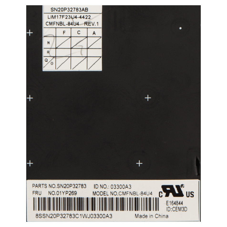 Keyboard Lenovo E480 E490 T480s L480 L380 T490 L390