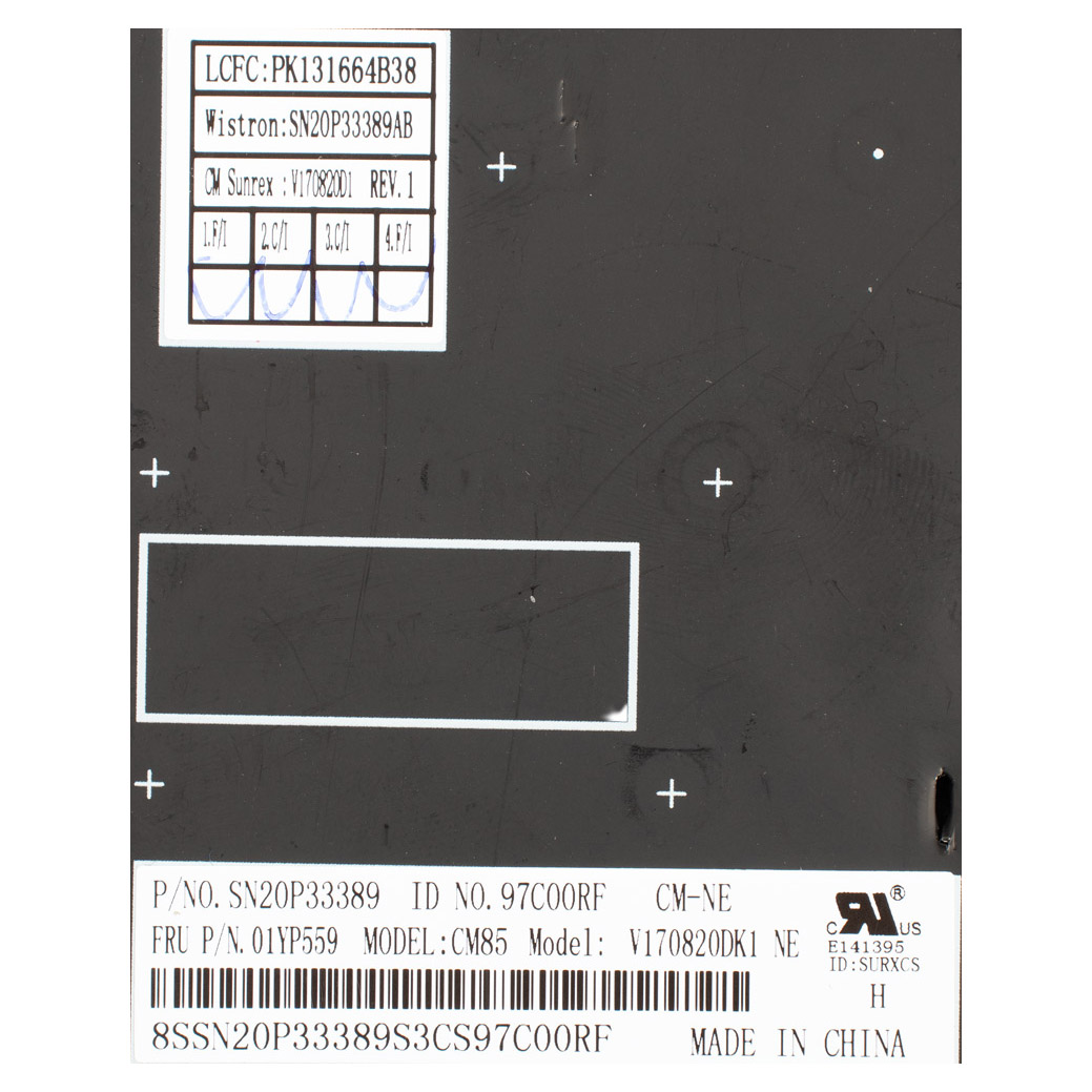 Keyboard Lenovo E480 E490 T480s L480 L380 T490 L390