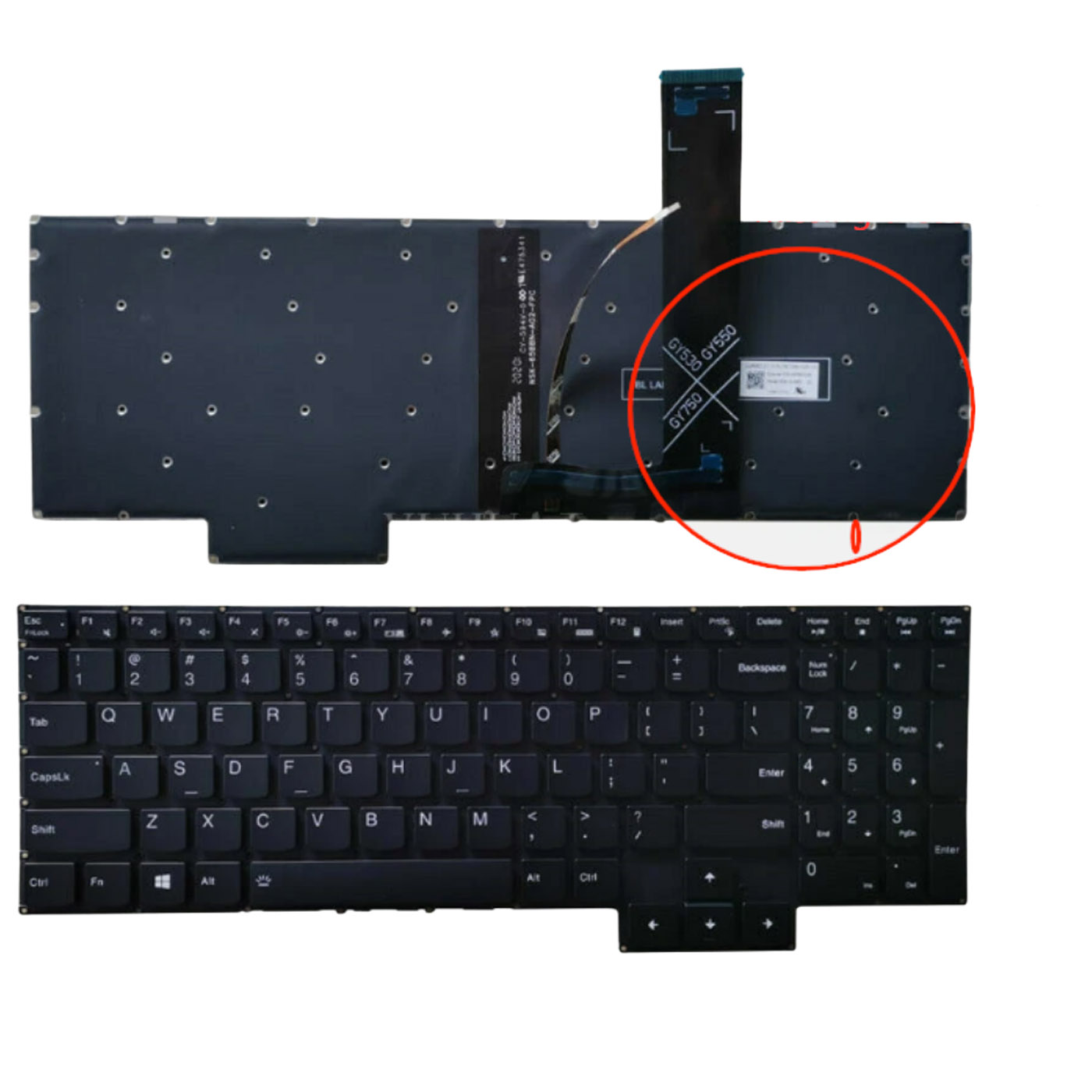 Lenovo Legion 5 15 17 ITH6 ACH6 Keyboard Gaming 3 15