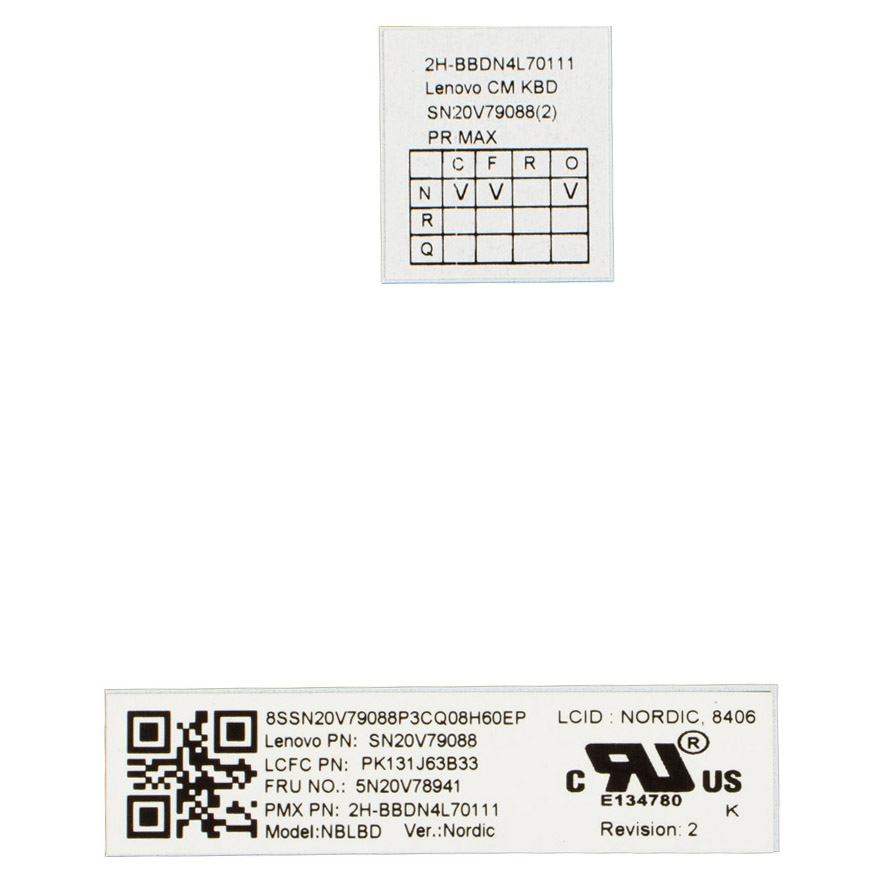 Keyboard Lenovo Thinkpad T15 P15s 1st 2nd