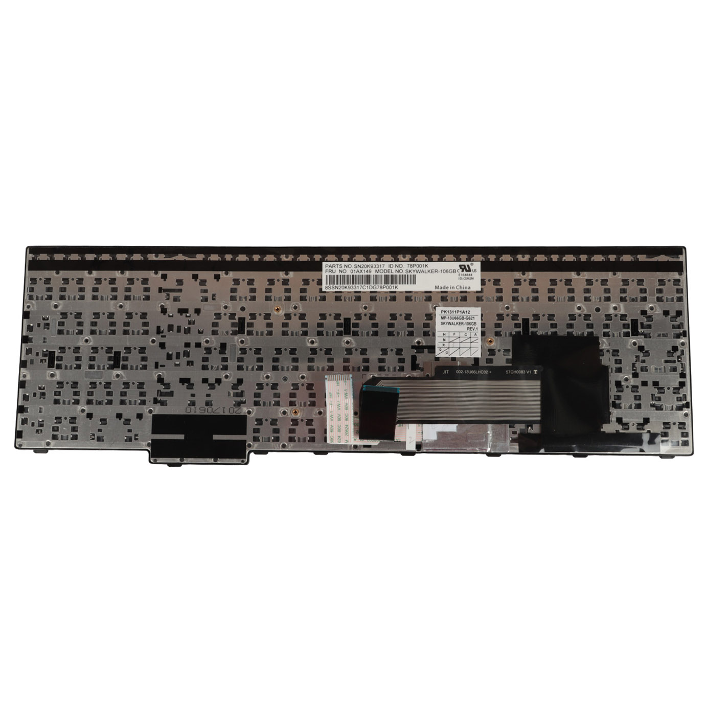Keyboard QWERTY UK Lenovo Thinkpad E570 E575