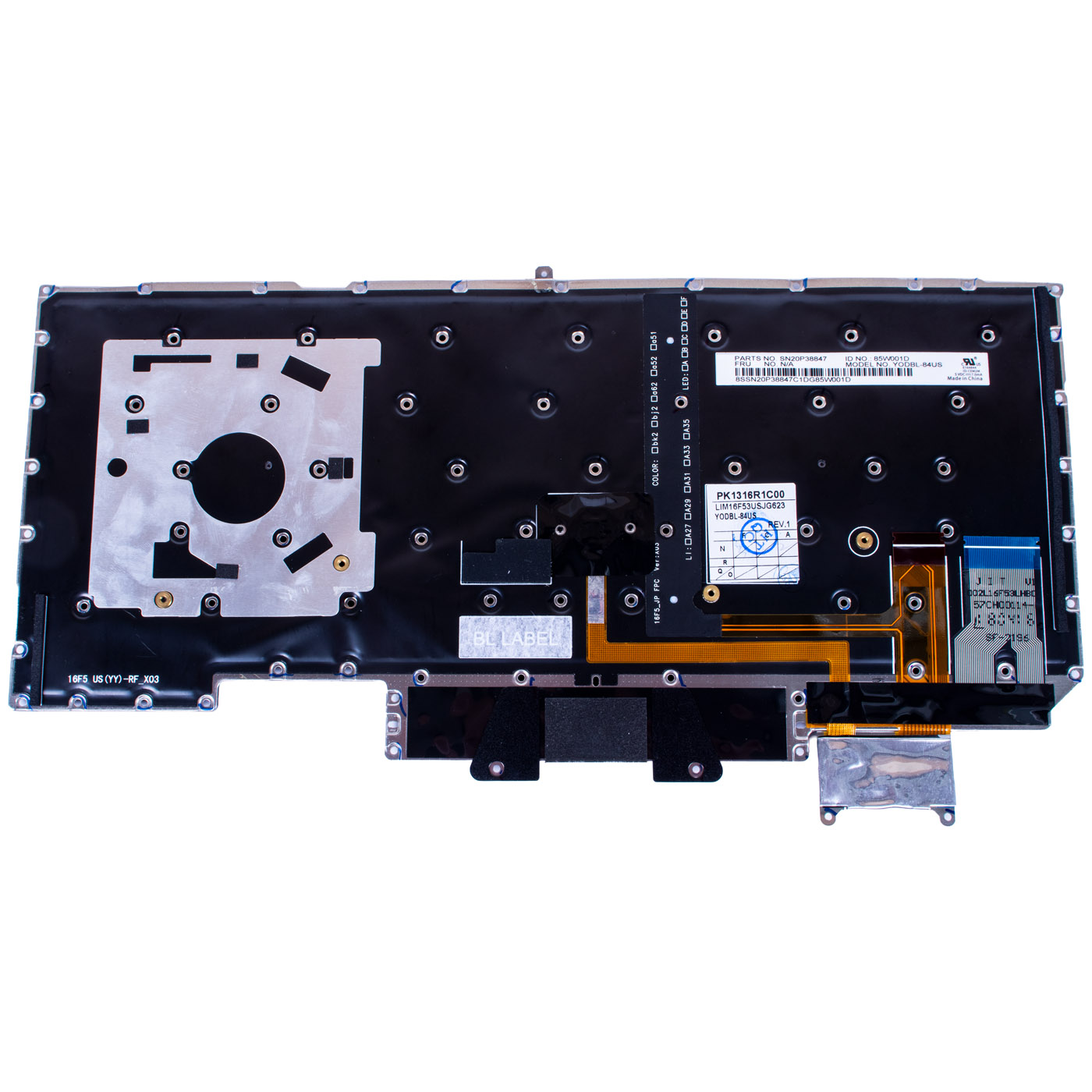 Lenovo X1 CARBON 5 6 2017 2018 QWERTY Keyboard