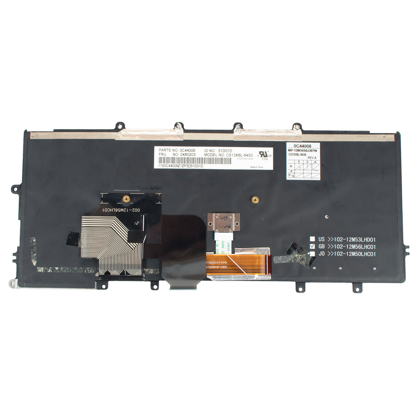 Keyboard qwerty Lenovo Thinkpad X240 X250 X260