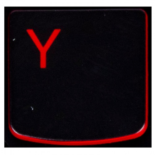 Y  key Lenovo Y530 Y540 Y7000 red backlit
