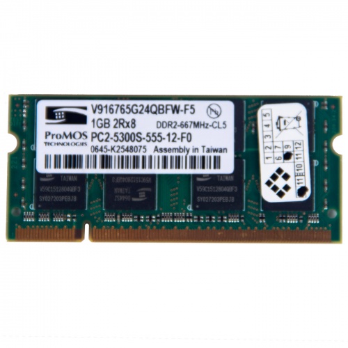 RAM DIMM 1 GB SODIMM PC2 5300S DDR2 PROMOS
