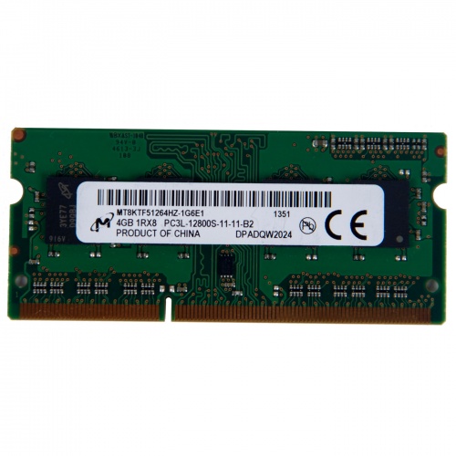 RAM DIMM 4 GB SODIMM DDR3 2Rx8 PC3L 12800s 03X6656