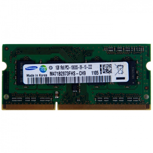 RAM DIMM 1 GB SODIMM DDR3 10600s Samsung
