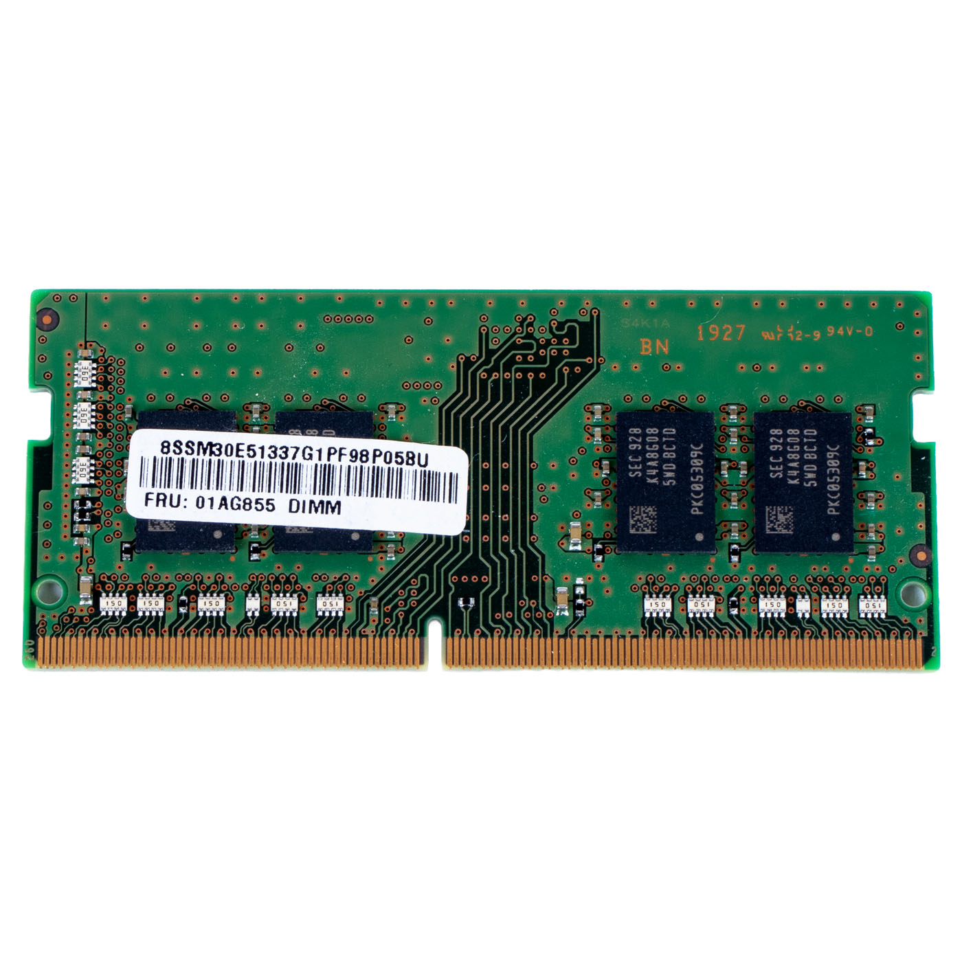 RAM DIMM 8 GB SODIMM DDR4 1Rx8 PC4 2666V