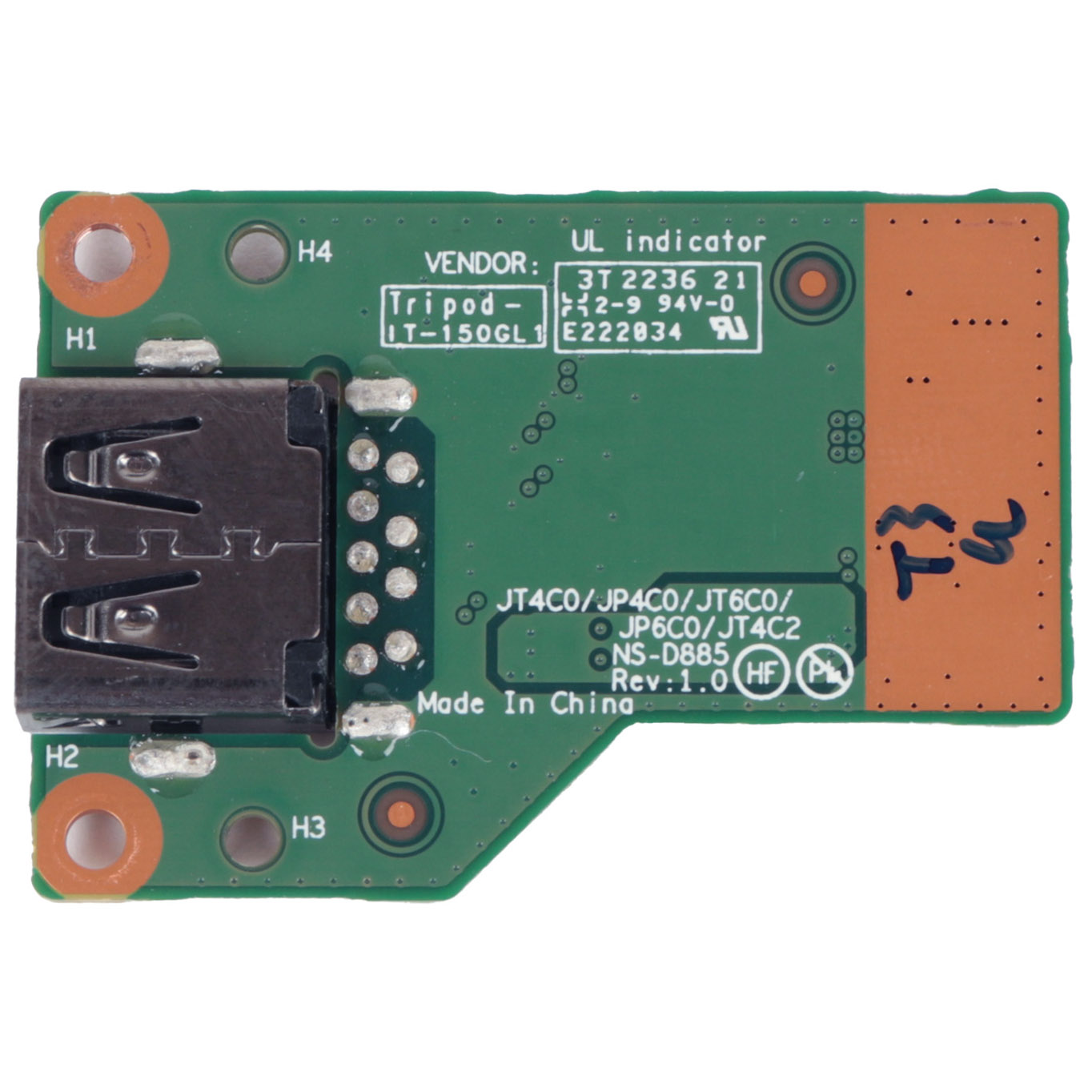 Lenovo ThinkPad T14 T16 P14s P16s USB Socket Module