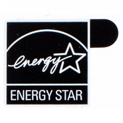  Energy Star black 15 x 16 mm sticker