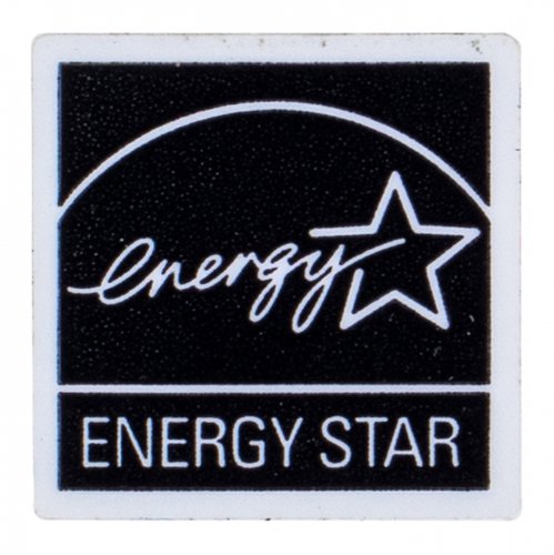  Energy Star black 12 x 13 mm sticker