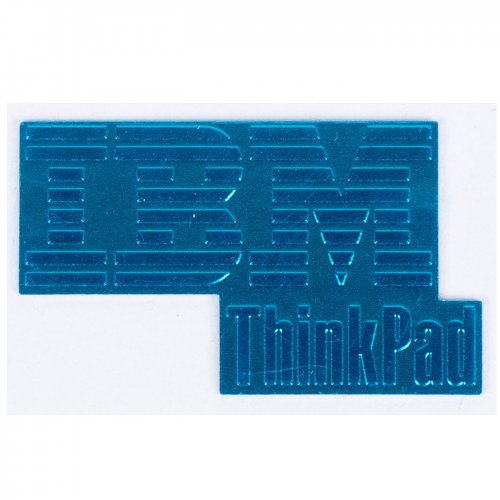 IBM ThinkPad blue 18 x 30 mm sticker