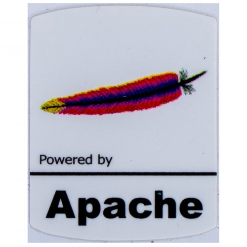 Powered by Apache sticker 19 x 24 mm