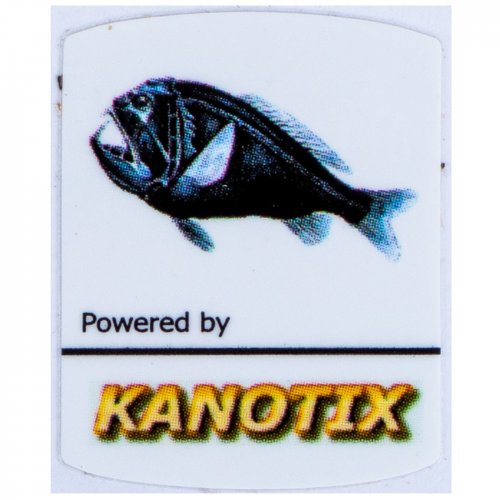 Powered by KANOTIX sticker 19 x 24 mm