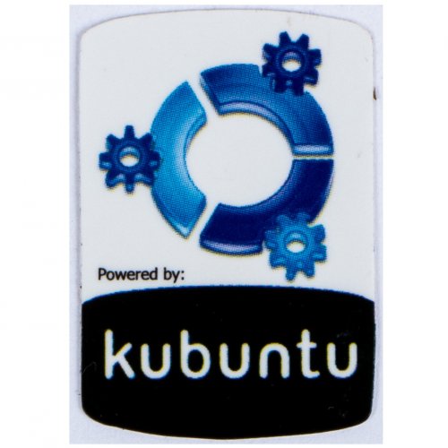 Powered by Kubuntu sticker 19 x 28 mm