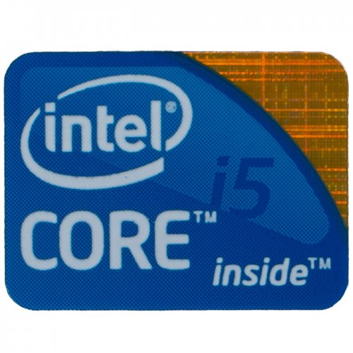Intel Core i5 sticker 16 x 21 mm