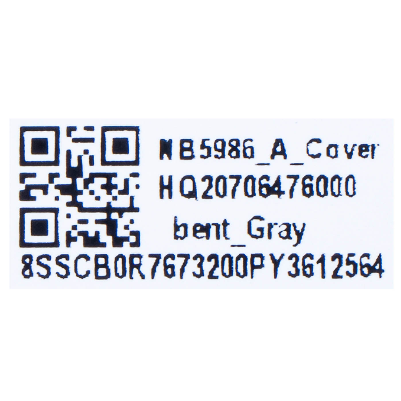 LCD back cover Lenovo ThinkBook 16 G4+ silver