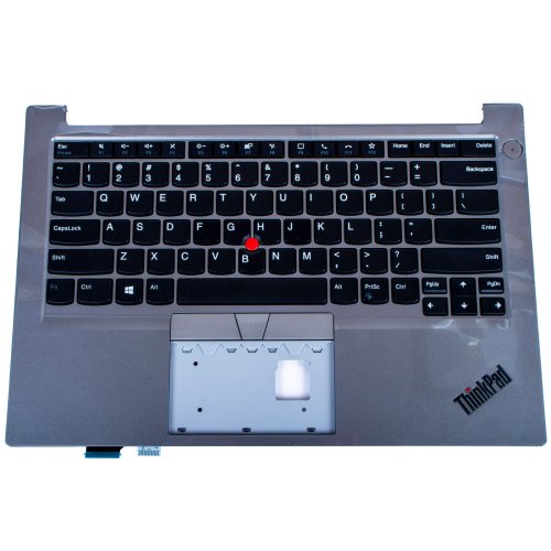 Palmrest keyboard Lenovo ThinkPad E14 2nd backlit silver