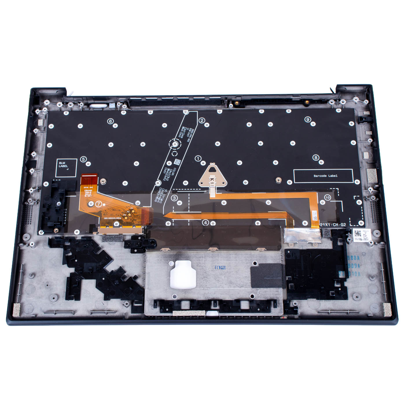 Palmrest keyboard Lenovo ThinkPad X1 Carbon 9th 2021 WLAN