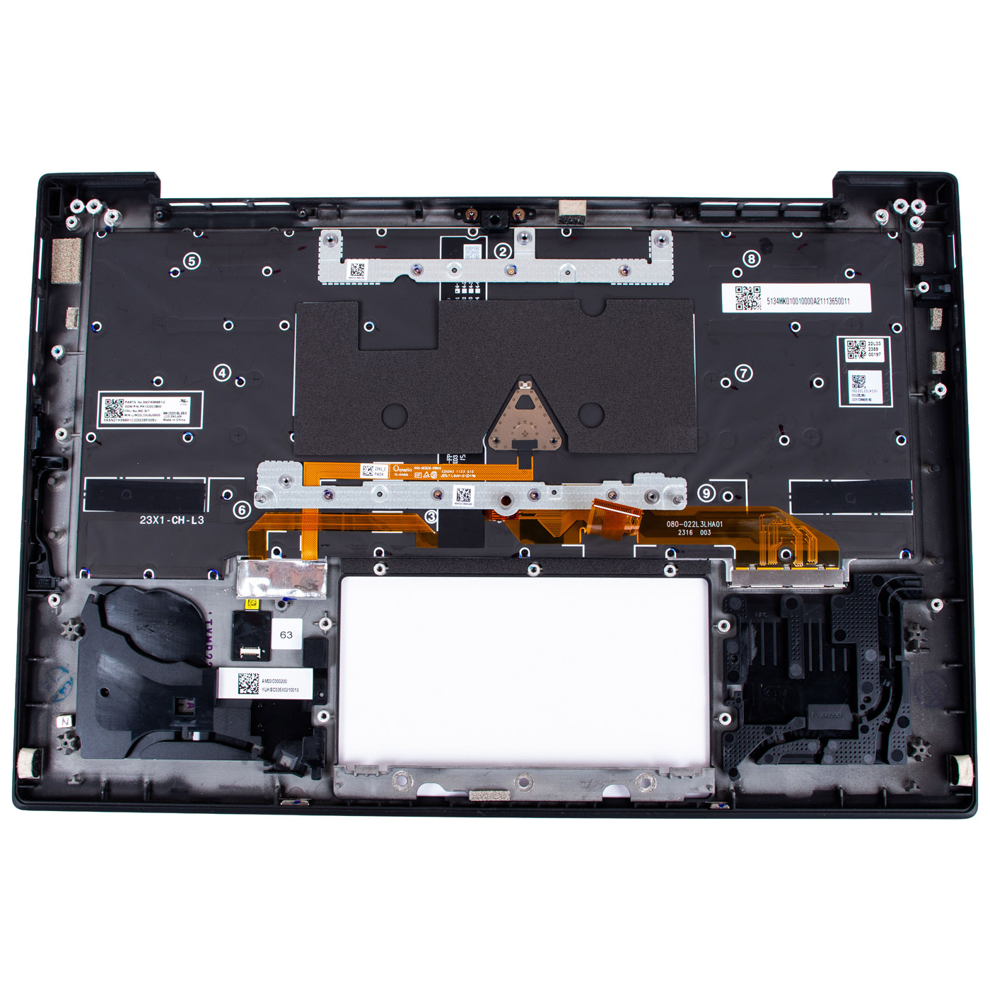 Palmrest keyboard Lenovo ThinkPad X1 Carbon 12th 2024 WLAN