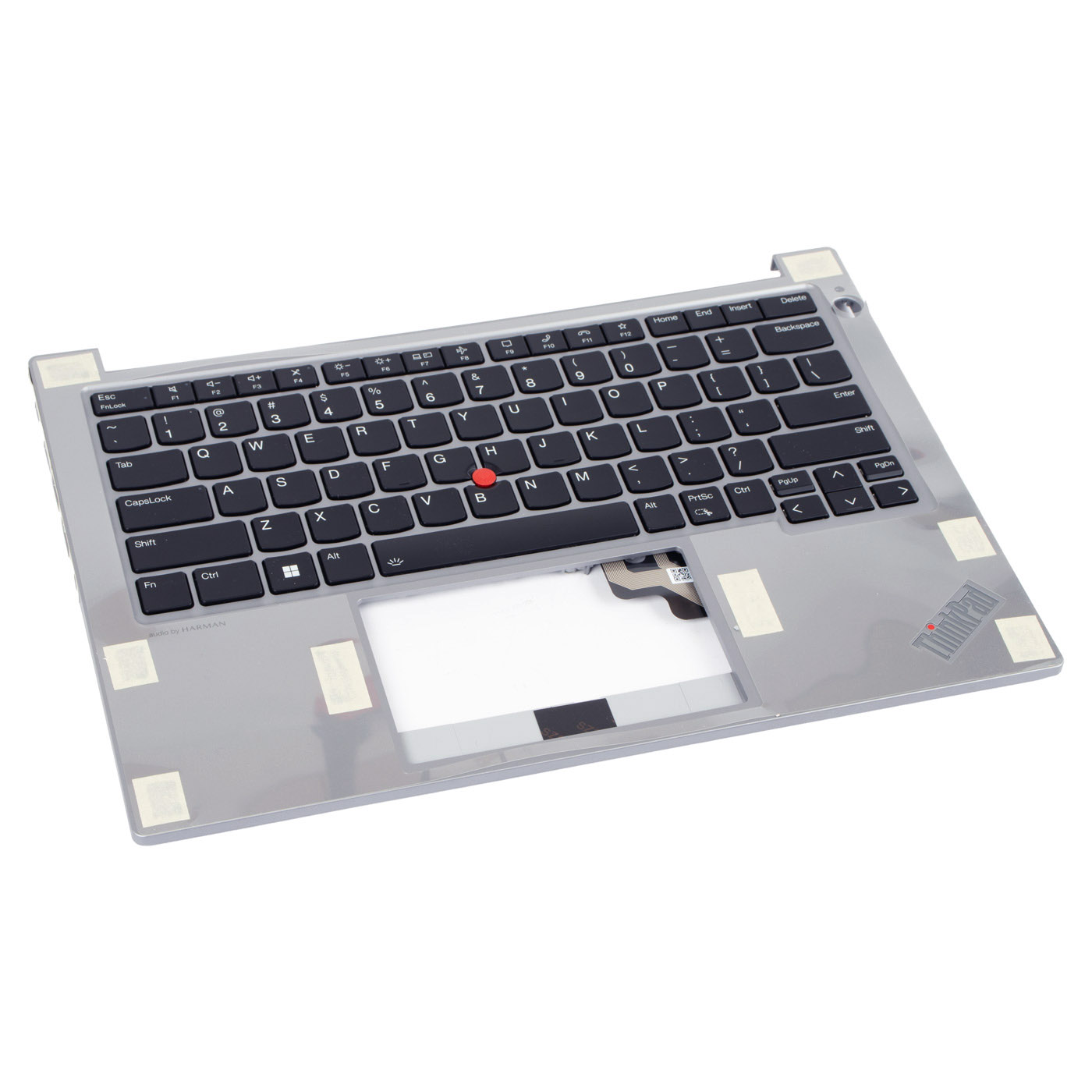 Lenovo ThinkPad E14 6th gen silver keyboard palmrest