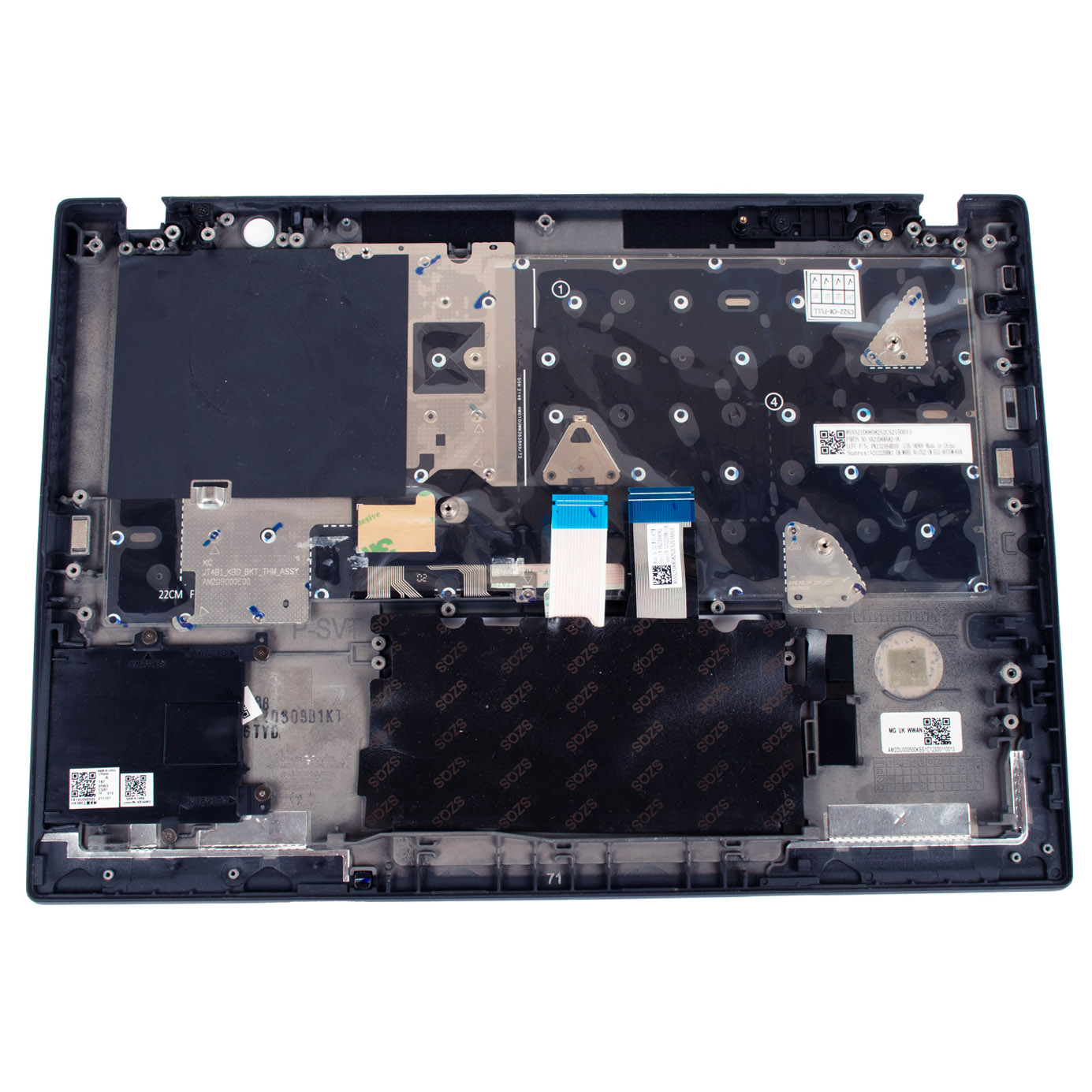 Palmrest keyboard Lenovo ThinkPad T14s WWAN 3rd 4th generation