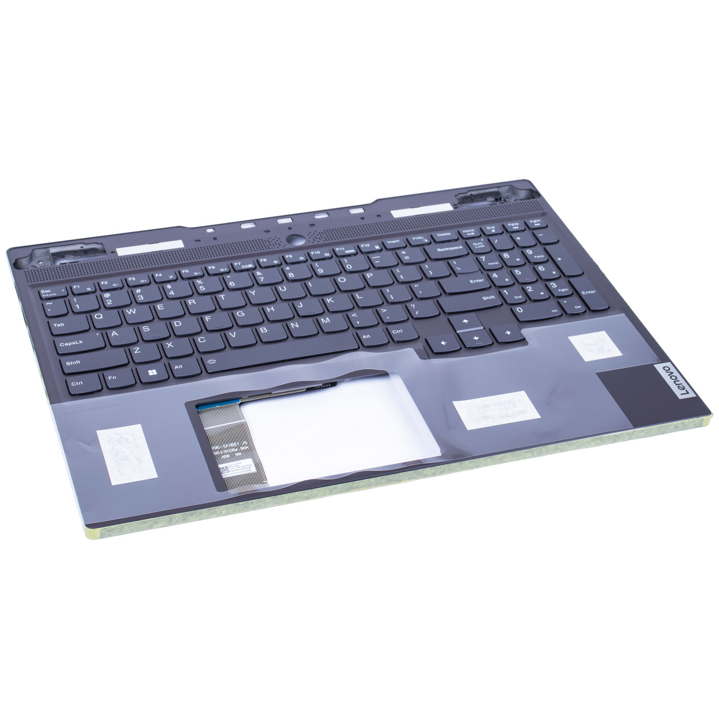 Lenovo Legion S7 16 ARHA7 black keyboard palmrest