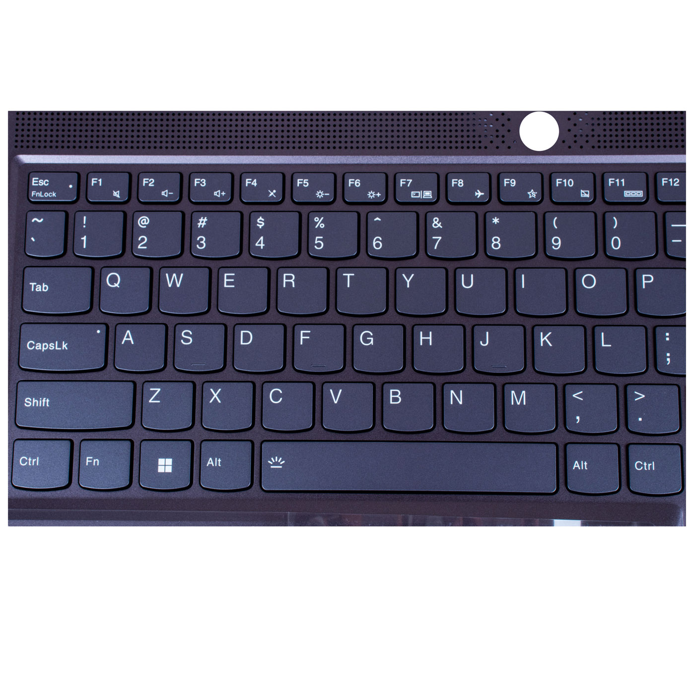 Lenovo Legion S7 16 ARHA7 black keyboard palmrest