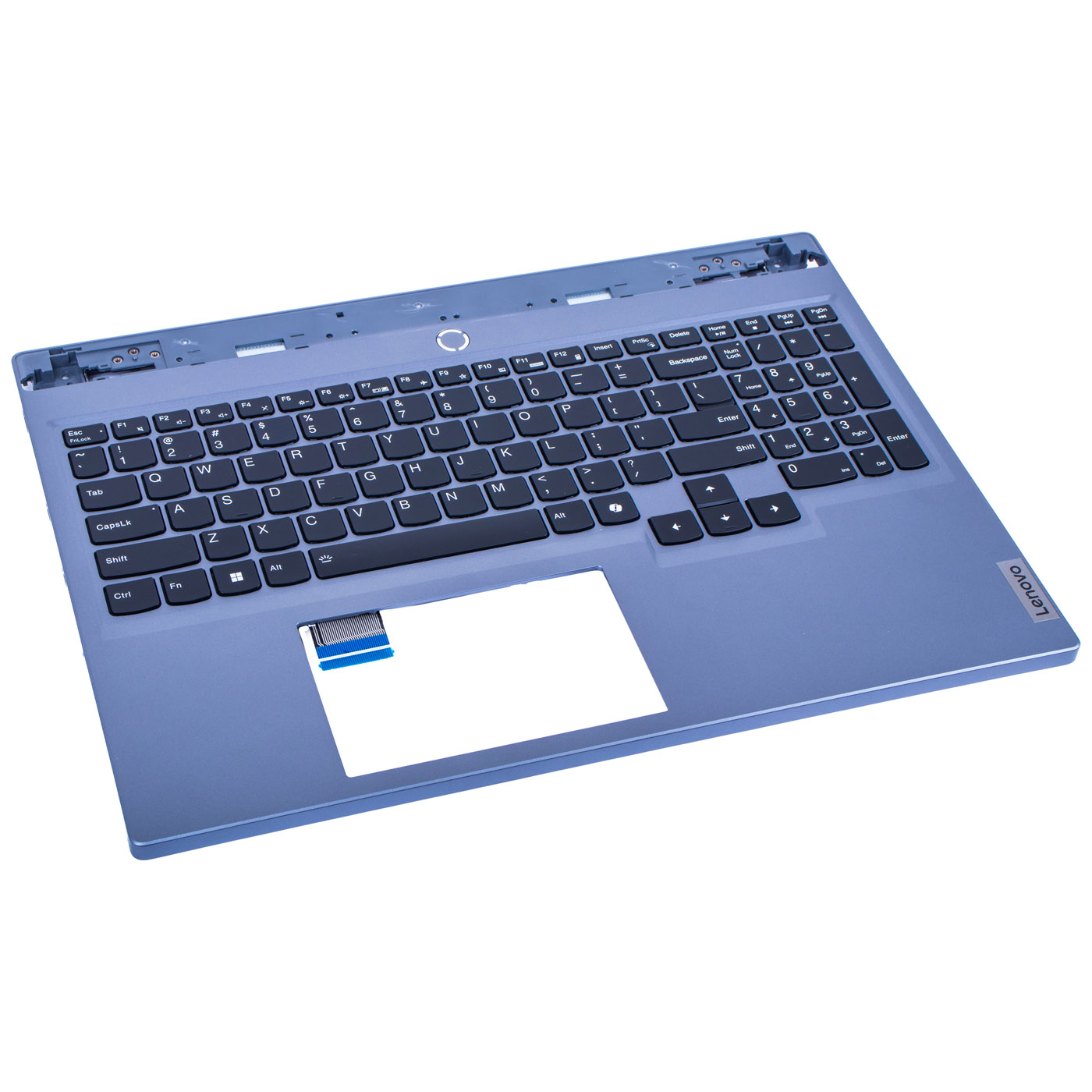 Backlit keyboard palmrest Lenovo Legion 5 16 IRX9 silver