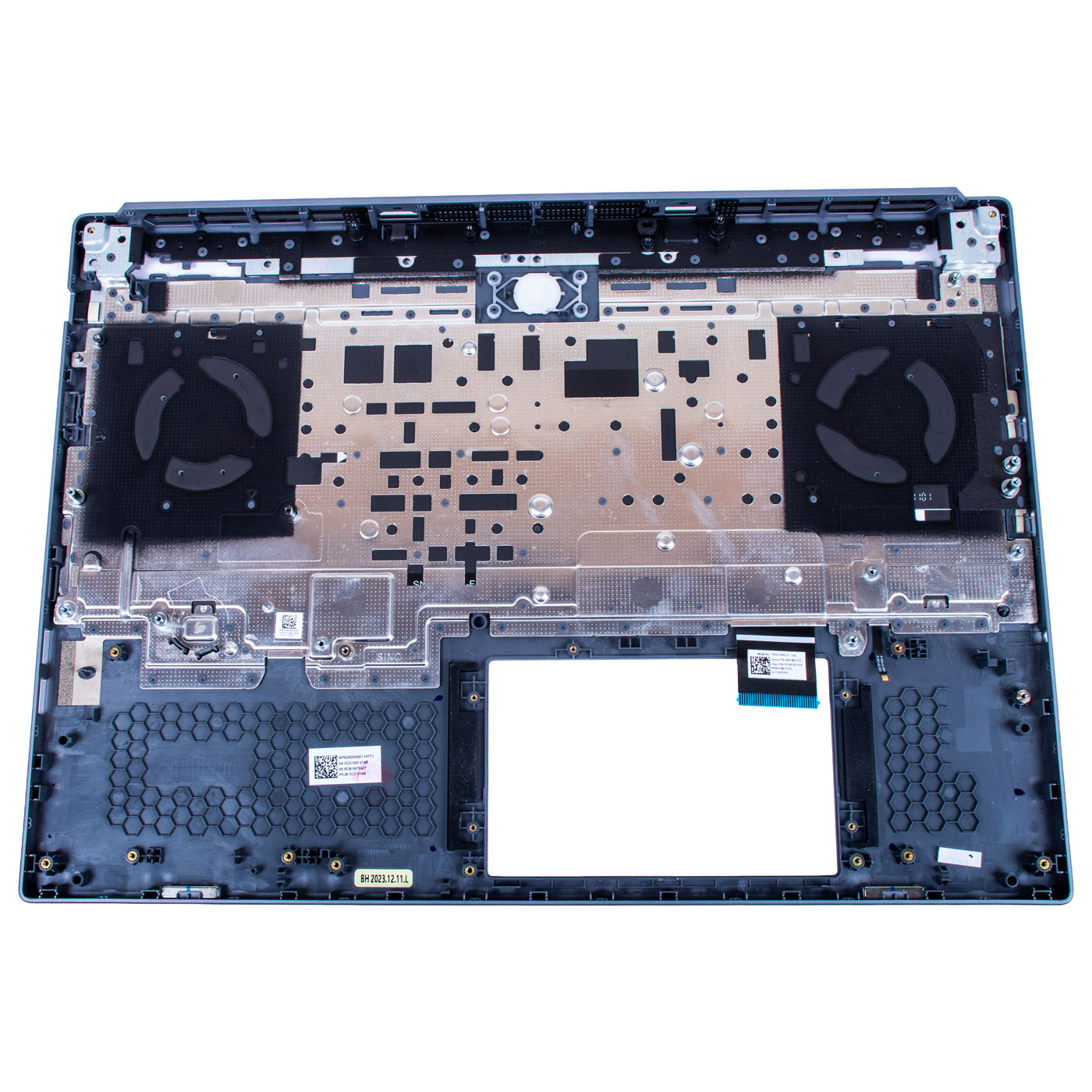 Backlit keyboard palmrest Lenovo Legion 5 16 IRX9 silver