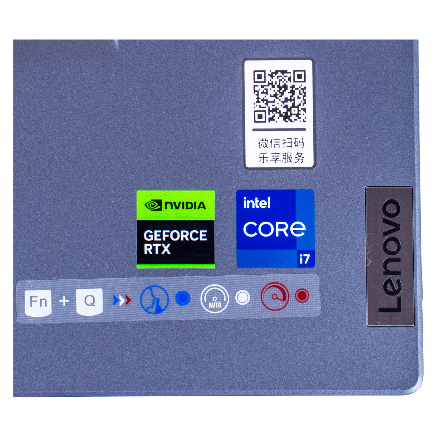 Palmrest RGB keyboard Lenovo Legion 5 16 IRX9 silver