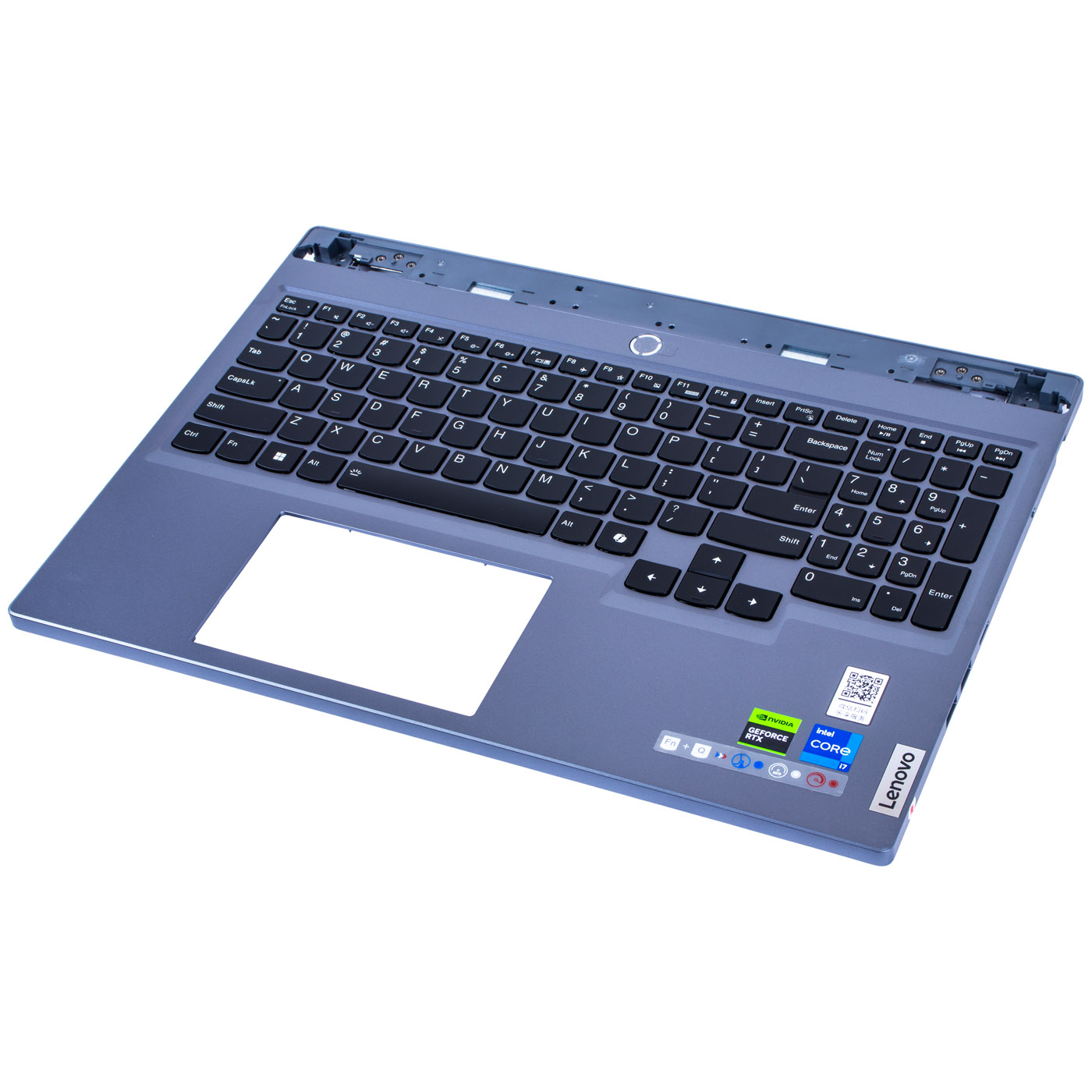 Palmrest RGB keyboard Lenovo Legion 5 16 IRX9 silver