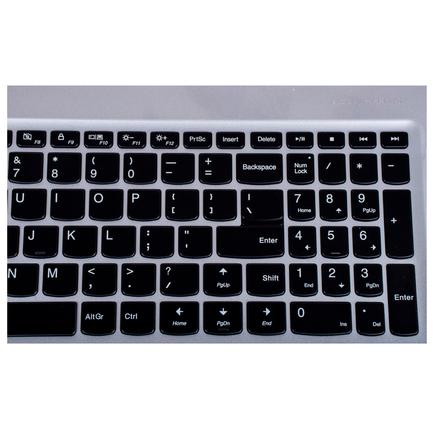 Palmrest keyboard touchpad Lenovo IdeaPad 510 15 silver