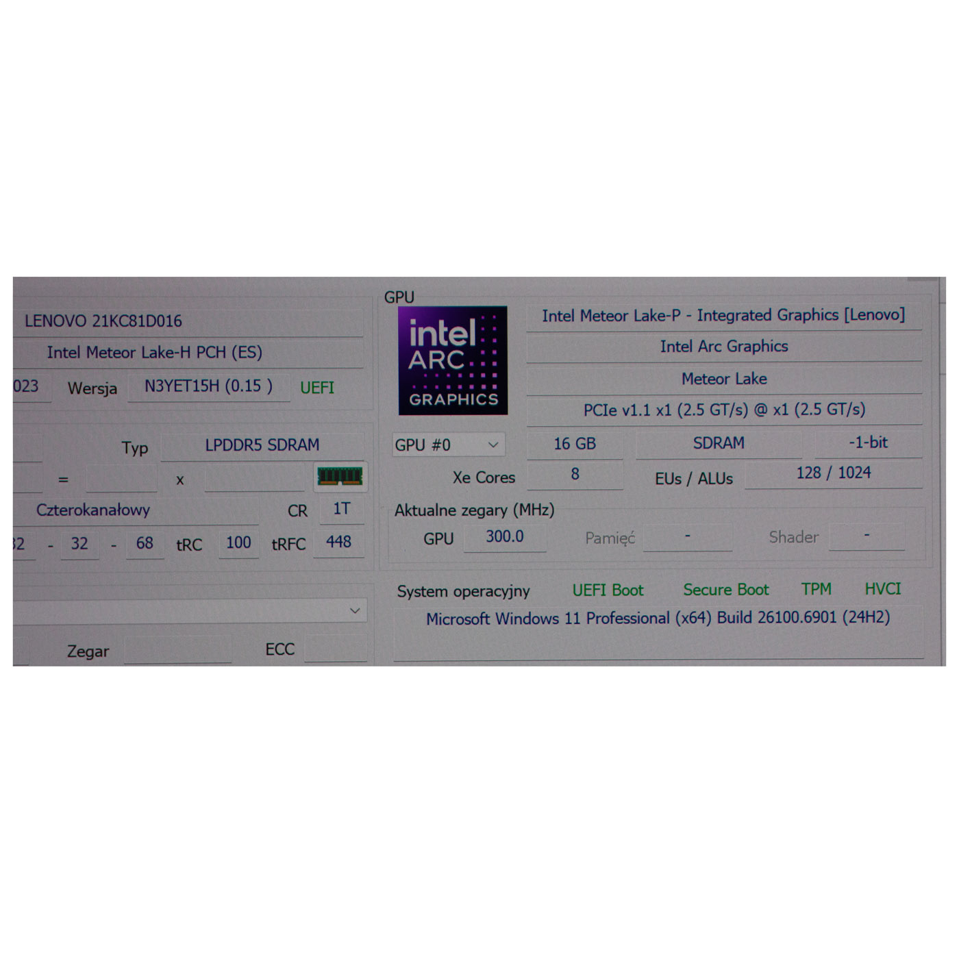 Motherboard intel processor Lenovo X1 Carbon 12th