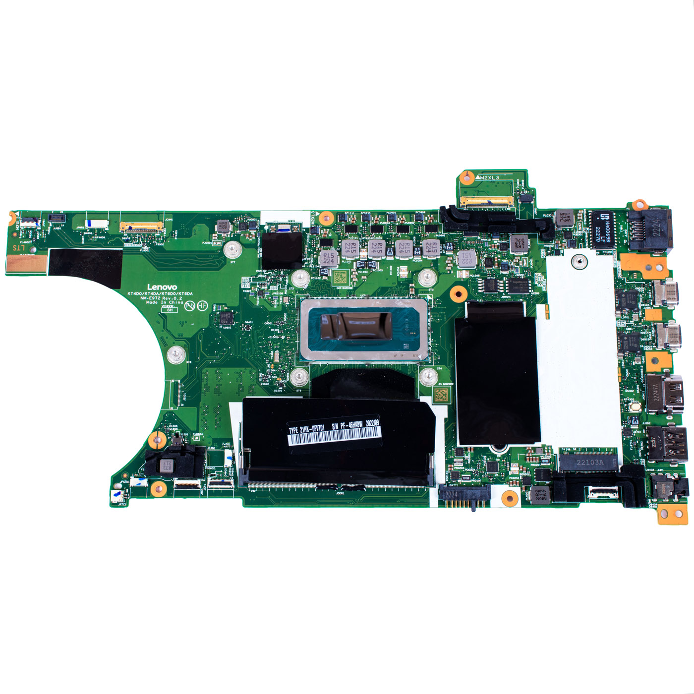 Lenovo ThinkPad P16s 2nd generation processor motherboard