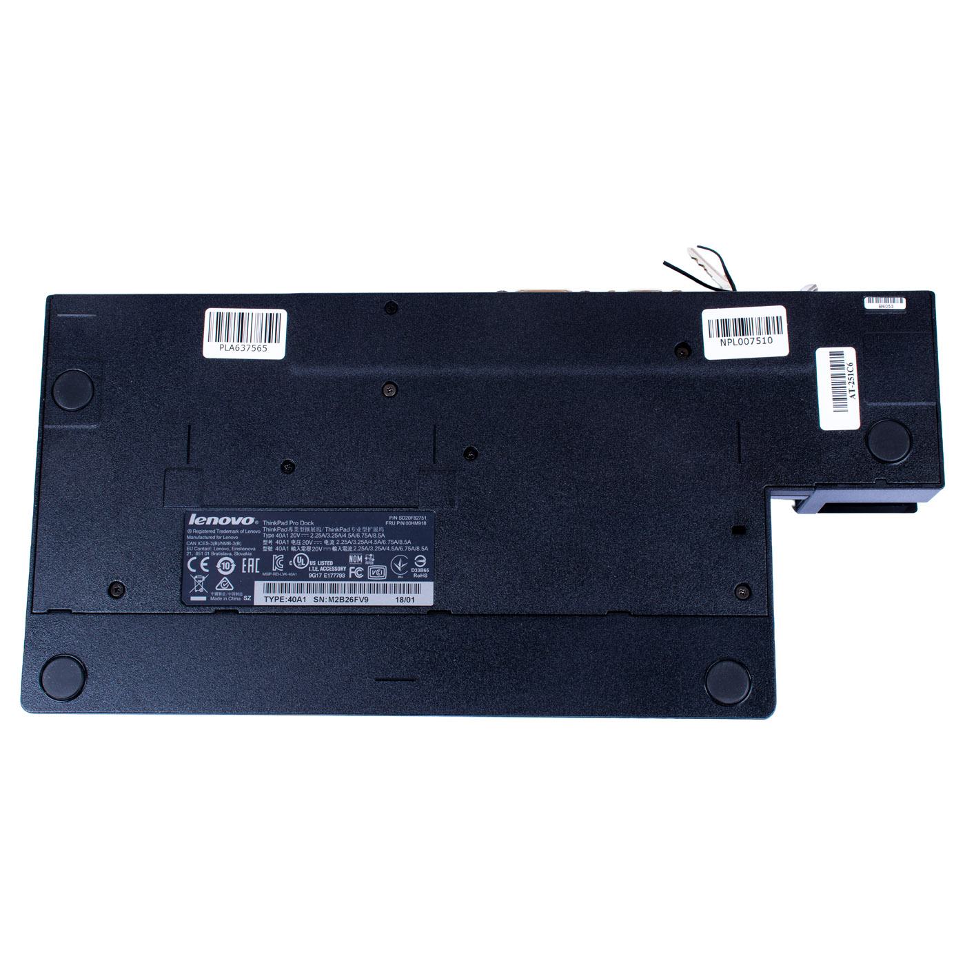 Lenovo 00HM918 USB 3.0 ThinkPad Pro Dock Type 40A10090EU