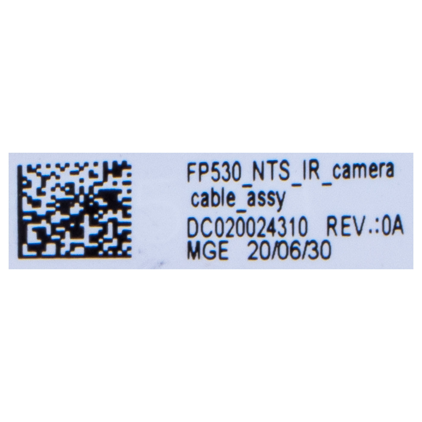 Webcam cable Lenovo ThinkPad P53 FHD IR NTS