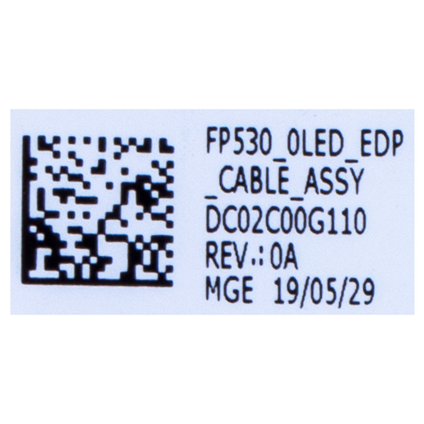 eDP LCD cable Lenovo ThinkPad P53 OLED