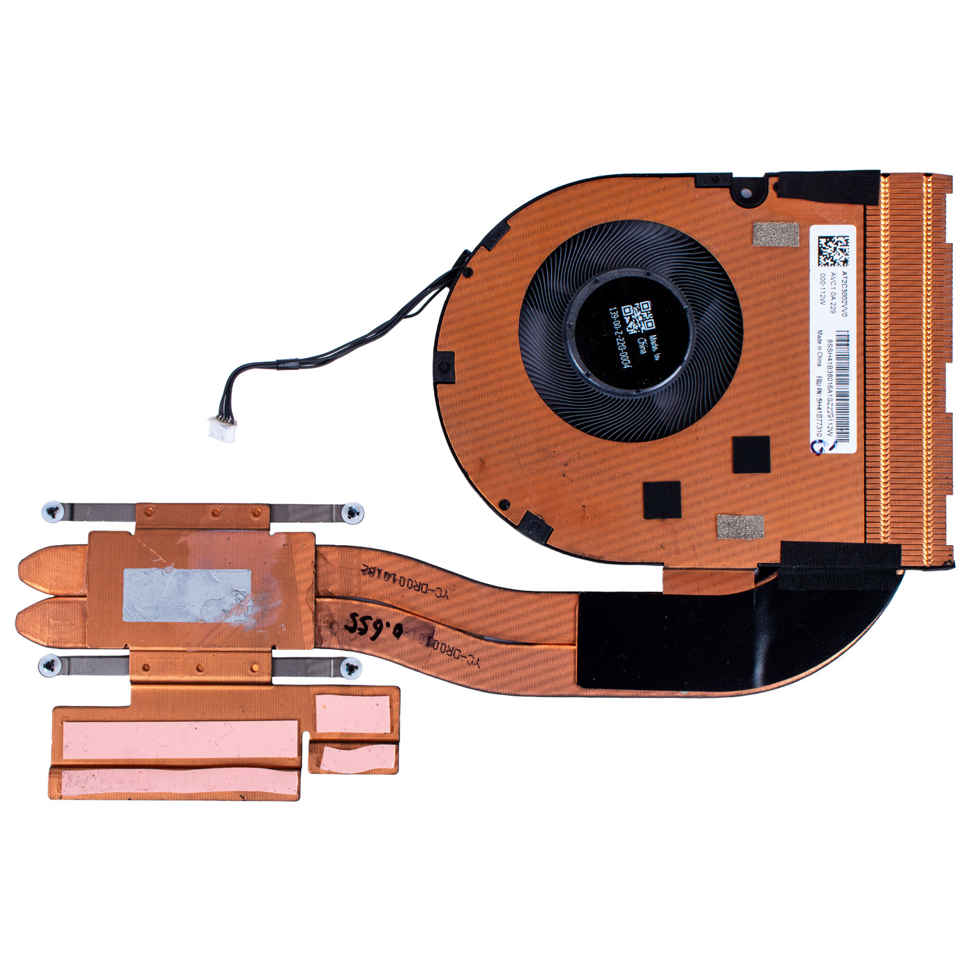 Lenovo ThinkPad T15p P15v 3rd gen radiator fan UMA