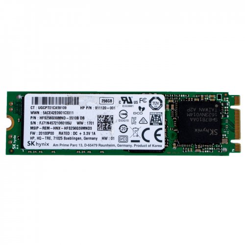 SSD M.2 disc SAMSUNG SATA III 256 GB 2280