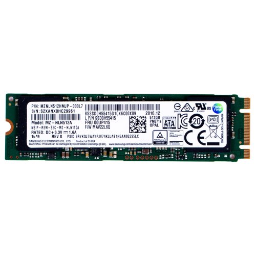 SSD M.2 disc Samsung 512 GB M.2 Sata 2280