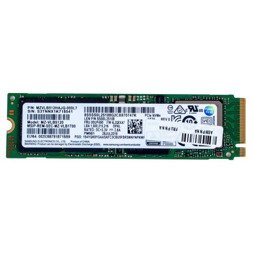 SSD M.2 disc Samsung 512 GB M.2 PCIe 2280