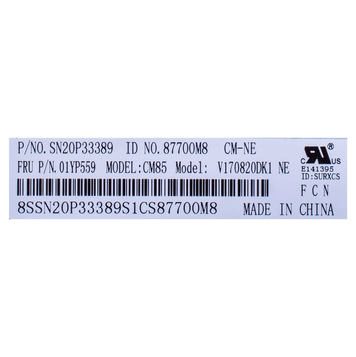 Lenovo E480 E490 T480s L480 L380 T490 L390 Keyboard | 01YP559