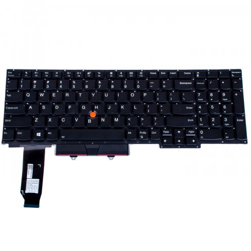 Backlit keyboard Lenovo ThinkPad E15 1st black 
