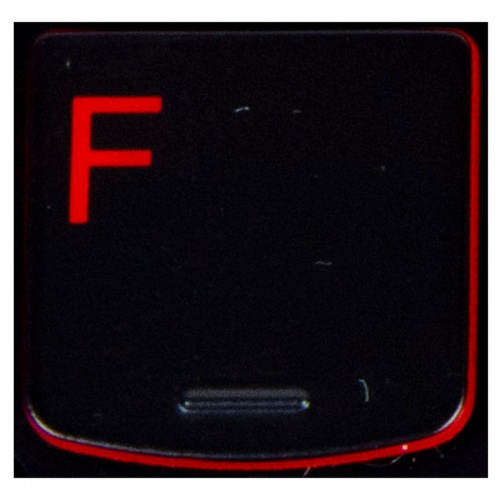 F key Lenovo Y530 Y540 Y7000 red backlit