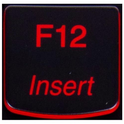 F12 key Lenovo Y530 Y540 Y7000 red backlit